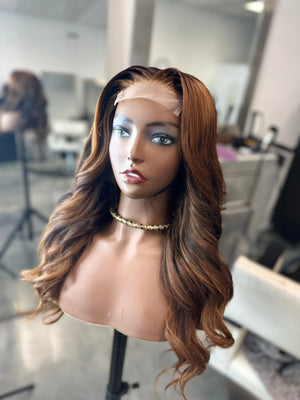 Jasmin 24" Pre-Plucked Human Hair Wig Kymi J's Collection